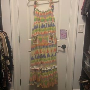Place national bohemian long dress